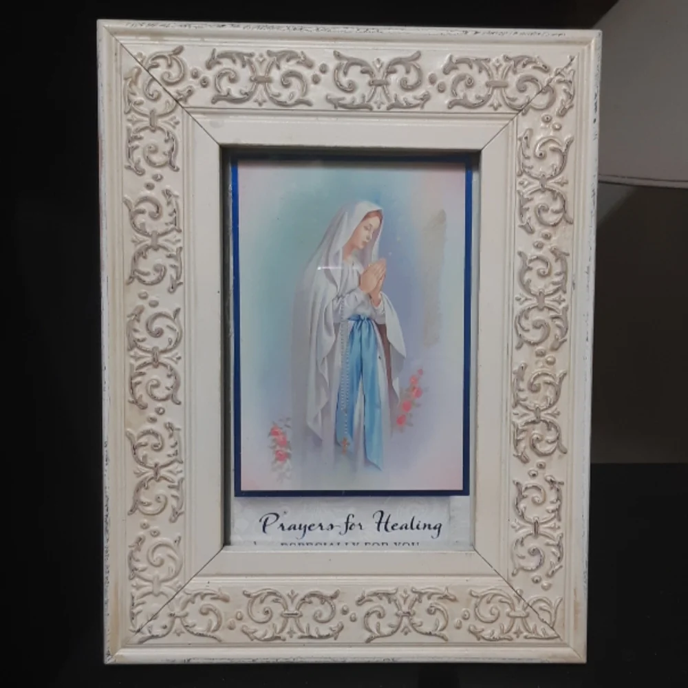 Prayers for Healing Framed Image in Old Frame Religion religious Spiritual Bless